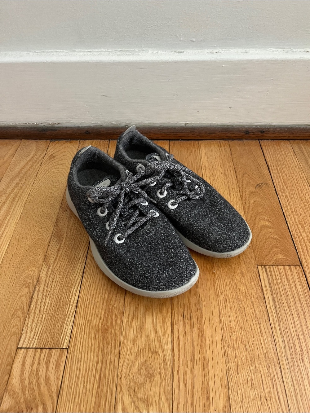 Allbirds women’s Wool Runners, dark grey